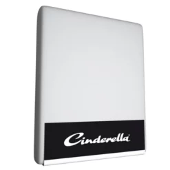 Topper Spannbettlaken Cinderella Hellgrau (Baumwolle)