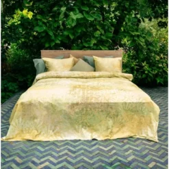 Bettwäsche Kayori Madee Grün Mako-Satin