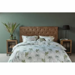 Bettwäsche Riviera Maison Palm Parade Grün Baumwolle -BEDSUPPLY VerkäufeBEDSUPPLY Verkäufe Palm20Parade Green 01 Mood Large