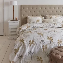Bettwäsche Riviera Maison Palm Parade Sand Baumwolle