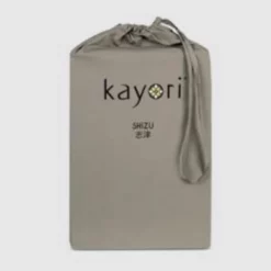 Doppeltes Split Topper Spannbettlaken Kayori Shizu Anthrazit (Perkal)