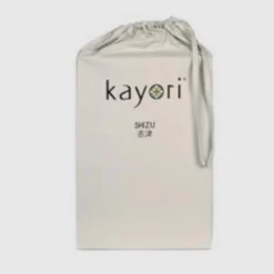 Doppeltes Split Topper Spannbettlaken Kayori Shizu Sand (Perkal)