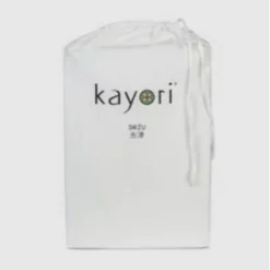 Doppeltes Split Topper Spannbettlaken Kayori Shizu Silbergrau (Perkal)