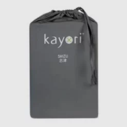 Split Topper Spannbettlaken Kayori Shizu Anthrazit (Perkal)