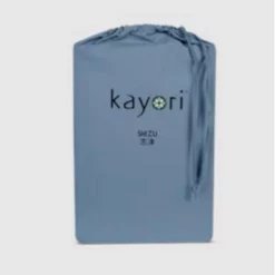 Split Topper Spannbettlaken Kayori Shizu Blau (Perkal)