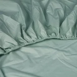 Split Topper Spannbettlaken Kayori Shizu Grün (Perkal) -BEDSUPPLY VerkäufeBEDSUPPLY Verkäufe Shizu20splittopper20perkal20groen 1