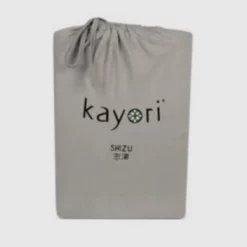 Split Topper Spannbettlaken Kayori Shizu Taupe (Jersey)