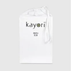 Split Topper Spannbettlaken Kayori Shizu Weiß (Jersey)