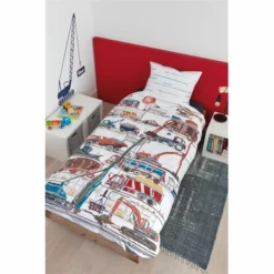 Dekbedovertrek Beddinghouse Kids Under Construction Multi Baumwolle -BEDSUPPLY VerkäufeBEDSUPPLY Verkäufe Under20Construction Multi 01 Mood Large