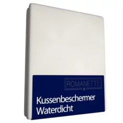Kissenschoner Romanette Wasserdicht Weiß