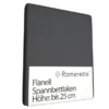 Spannbettlaken Romanette Anthrazit (Flanell) -BEDSUPPLY VerkäufeBEDSUPPLY Verkäufe antracietf