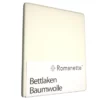 Bettlaken Romanette Elfenbein (Baumwolle)