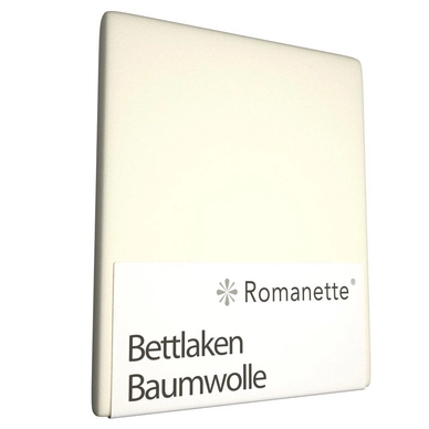 Bettlaken Romanette Elfenbein (Baumwolle) 2 Bettlaken Romanette Elfenbein (Baumwolle)