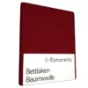 Bettlaken Romanette Bordeaux Rot (Baumwolle) -BEDSUPPLY VerkäufeBEDSUPPLY Verkäufe baumwolle spannbettlaken0019