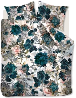 Bettwäsche Beddinghouse Moos Blau Grün Mako-Satin -BEDSUPPLY VerkäufeBEDSUPPLY Verkäufe bh moos blue green topshot