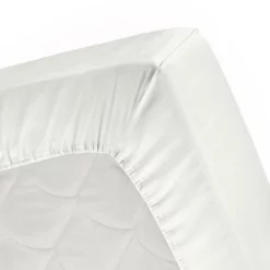 Boxspring / Wasserbett Spannbettlaken Damai Ivory (Flanell) -BEDSUPPLY VerkäufeBEDSUPPLY Verkäufe c 04 hl onder ivory 5