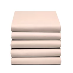 Spannbettlaken Damai Blush (Baumwolle) -BEDSUPPLY VerkäufeBEDSUPPLY Verkäufe c 25 hoeslaken stapel blush