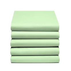 Spannbettlaken Damai Soft Grün (Baumwolle) -BEDSUPPLY VerkäufeBEDSUPPLY Verkäufe c 33 hoeslaken stapel soft green