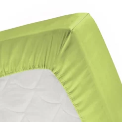 Topper Spannbettlaken Damai 8 Cm Lime Green (Baumwolle) -BEDSUPPLY VerkäufeBEDSUPPLY Verkäufe c 38 hl onder lime 1