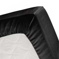 Topper Spannbettlaken Damai Schwarz 15 Cm (Satin) 9 Topper Spannbettlaken Damai Schwarz 15 Cm (Satin) -BEDSUPPLY VerkäufeBEDSUPPLY Verkäufe c 99 hl onder black 5