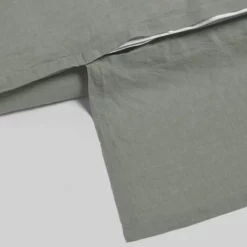 Bettwäsche Yumeko Stone Green Linon -BEDSUPPLY VerkäufeBEDSUPPLY Verkäufe dc3687a duvet cover set washed linen stone green 3 dtl1