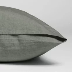 Bettwäsche Yumeko Stone Green Linon -BEDSUPPLY VerkäufeBEDSUPPLY Verkäufe dc3693a pillowcase washed linen stone green 3 dtl