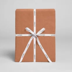 Bettwäsche Yumeko Terracotta Linon -BEDSUPPLY VerkäufeBEDSUPPLY Verkäufe dduvet cover set washed linen terracotta 1 pkg