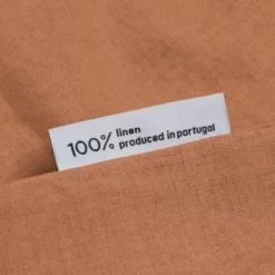 Bettwäsche Yumeko Terracotta Linon -BEDSUPPLY VerkäufeBEDSUPPLY Verkäufe dduvet cover set washed linen terracotta 4 lbl
