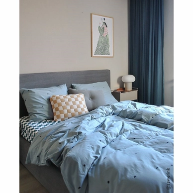 Spannbettlaken Studio Ditte Blokjes Petrol Green 9 Spannbettlaken Studio Ditte Blokjes Petrol Green – Bild 7