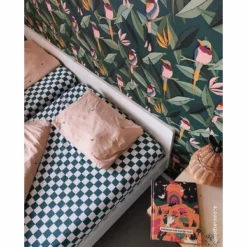 Spannbettlaken Studio Ditte Blokjes Petrol Green 24 Spannbettlaken Studio Ditte Blokjes Petrol Green -BEDSUPPLY VerkäufeBEDSUPPLY Verkäufe dekbedovertrek 140x200 cherries 91