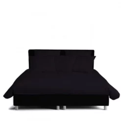 Bettwäsche Damai Einfarbig Schwarz Renforcé