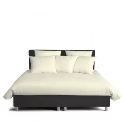 Bettwäsche Damai Einfarbig Creme Renforcé