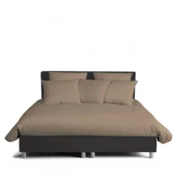 Bettwäsche Damai Einfarbig Taupe Renforcé