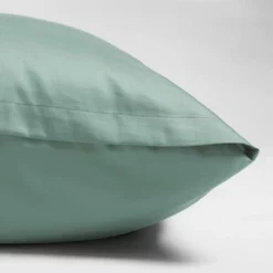 Bettwäsche Yumeko Green Green Mako-Satin -BEDSUPPLY VerkäufeBEDSUPPLY Verkäufe epillowcase cotton sateen sea green 3 dtl 1