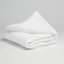 Spannbettlaken Yumeko Kinder Pure Weiß (Kinder)