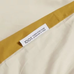 Bettwäsche Yumeko Sandy Gold Mako-Satin -BEDSUPPLY VerkäufeBEDSUPPLY Verkäufe gc3700a duvet cover set cotton sateen double face sandy gold 5 lbl