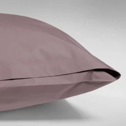 Bettwäsche Yumeko Mauve Perkal -BEDSUPPLY VerkäufeBEDSUPPLY Verkäufe gpillowcase percale mauve 3 dtl