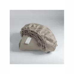 Spannbettuch Cinderella Taupe (Flanell) -BEDSUPPLY VerkäufeBEDSUPPLY Verkäufe hoeslaken flanel taupe