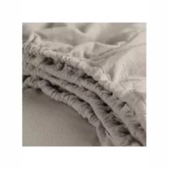 Spannbettuch Cinderella Taupe (Flanell) -BEDSUPPLY VerkäufeBEDSUPPLY Verkäufe hoeslaken flanel taupe2028129