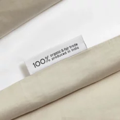 Bettwäsche Yumeko White Sandy Mako-Satin -BEDSUPPLY VerkäufeBEDSUPPLY Verkäufe ic1170a duvet cover set cotton sateen double face white sandy 8 1