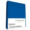 Kopfkissenbezüge Romanette Kobalt Blue (Baumwolle) (2er Set) 1 Kopfkissenbezüge Romanette Kobalt Blue (Baumwolle) (2er Set) -BEDSUPPLY VerkäufeBEDSUPPLY Verkäufe kussensloop romanette katoen kobalt blauw