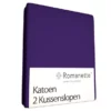 Kopfkissenbezüge Romanette Purple (Baumwolle) (2er Set) -BEDSUPPLY VerkäufeBEDSUPPLY Verkäufe kussensloop romanette katoen paars 1