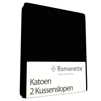 Kopfkissenbezüge Romanette Zwart (Baumwolle) (2er Set) 3 Kopfkissenbezüge Romanette Zwart (Baumwolle) (2er Set)