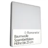 Spannbettlaken Romanette Hellgrau (Baumwolle) -BEDSUPPLY VerkäufeBEDSUPPLY Verkäufe lichtgrijs1