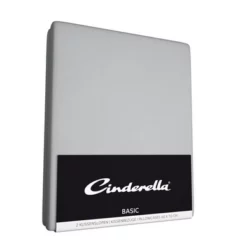 Kissenbezug Cinderella Hellgrau (Baumwolle) (set Von 2)