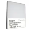Topper Spannbettlaken Romanette Hellgrau (Baumwolle) 2 Topper Spannbettlaken Romanette Hellgrau (Baumwolle) -BEDSUPPLY VerkäufeBEDSUPPLY Verkäufe lichtgrijsd