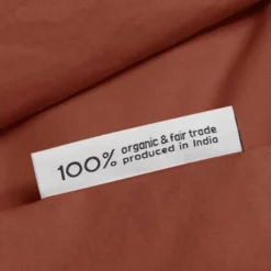 Bettwäsche Yumeko Rusty Red Perkal -BEDSUPPLY VerkäufeBEDSUPPLY Verkäufe qc1308a duvet cover set percale rusty red 5 lbl