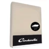 Split Topper Spannbettlaken Cinderella Taupe (Double Jersey) -BEDSUPPLY VerkäufeBEDSUPPLY Verkäufe split topper hoeslaken cinderella taupe katoen goede kleur