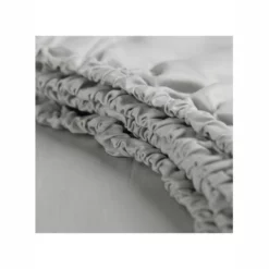 Topper Spannbettlaken Cinderella Hellgrau (Baumwolle) -BEDSUPPLY VerkäufeBEDSUPPLY Verkäufe topper hoeslaken katoen light grey