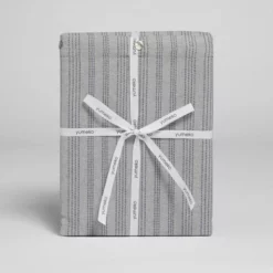 Bettwäsche Yumeko Light Grey Blue Stripe Flanell -BEDSUPPLY VerkäufeBEDSUPPLY Verkäufe uc3746a duvet cover set velvet flannel grey blue stripe 1 pkg